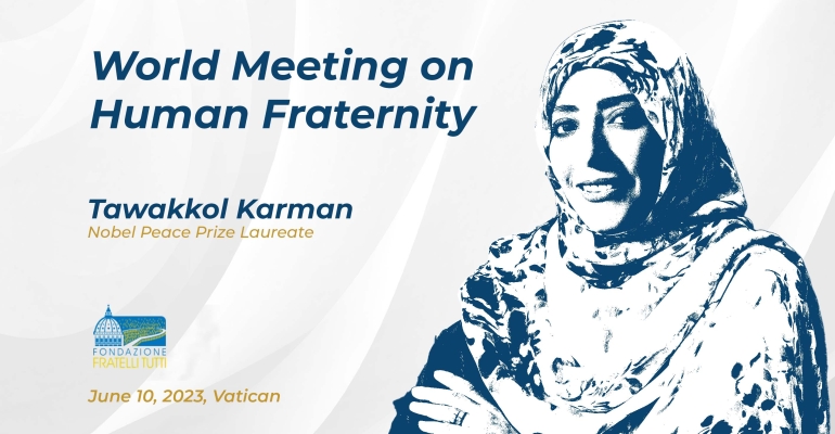 Tawakkol Karman to speak at Vatican Fraternity event